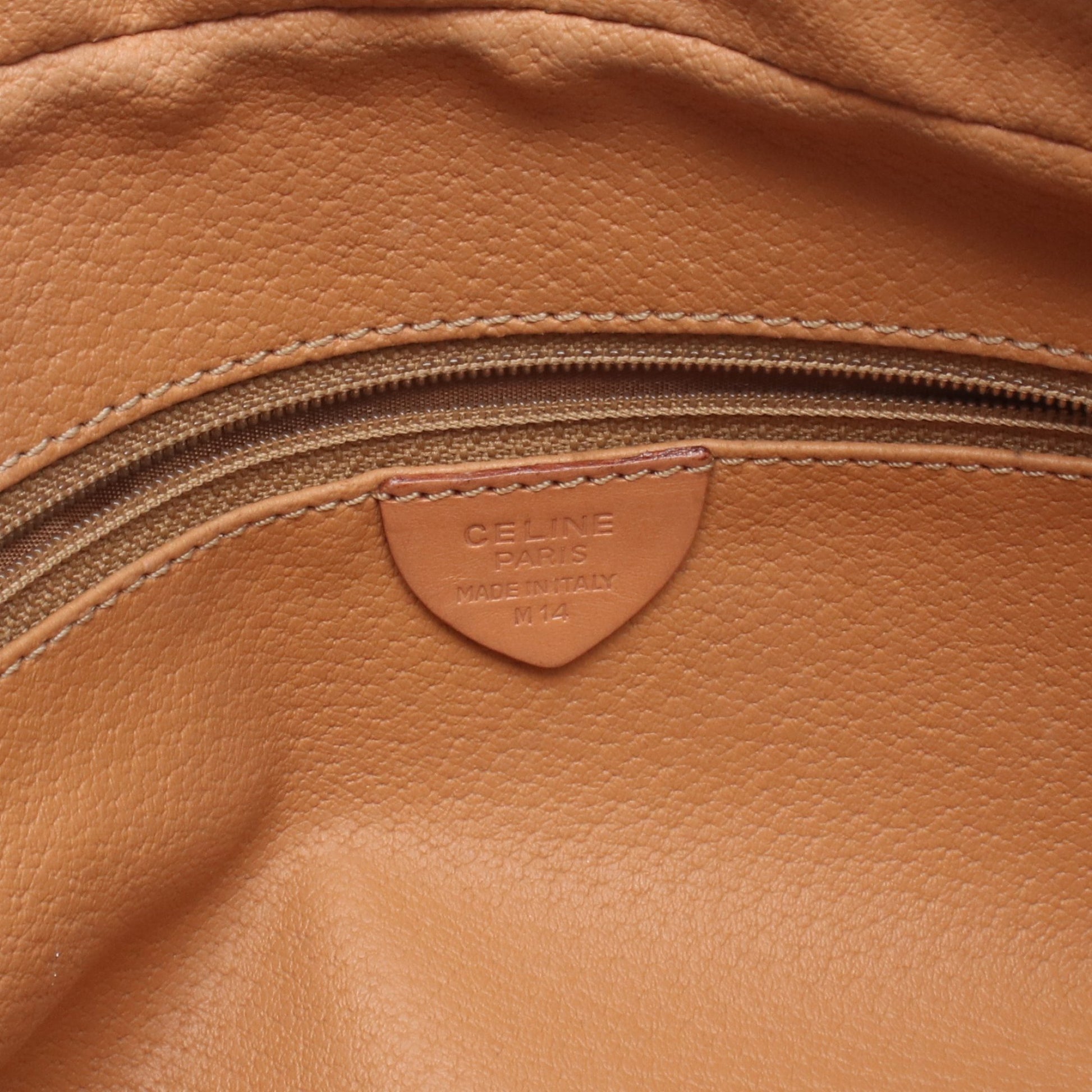 マカダム ショルダーバッグ PVC レザー ダークブラウン ブラウン セリーヌ バッグ CELINE