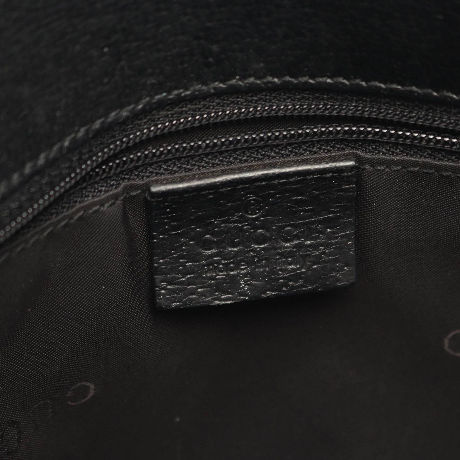 ショルダーバッグ ナイロン レザー ブラック グッチ バッグ GUCCI