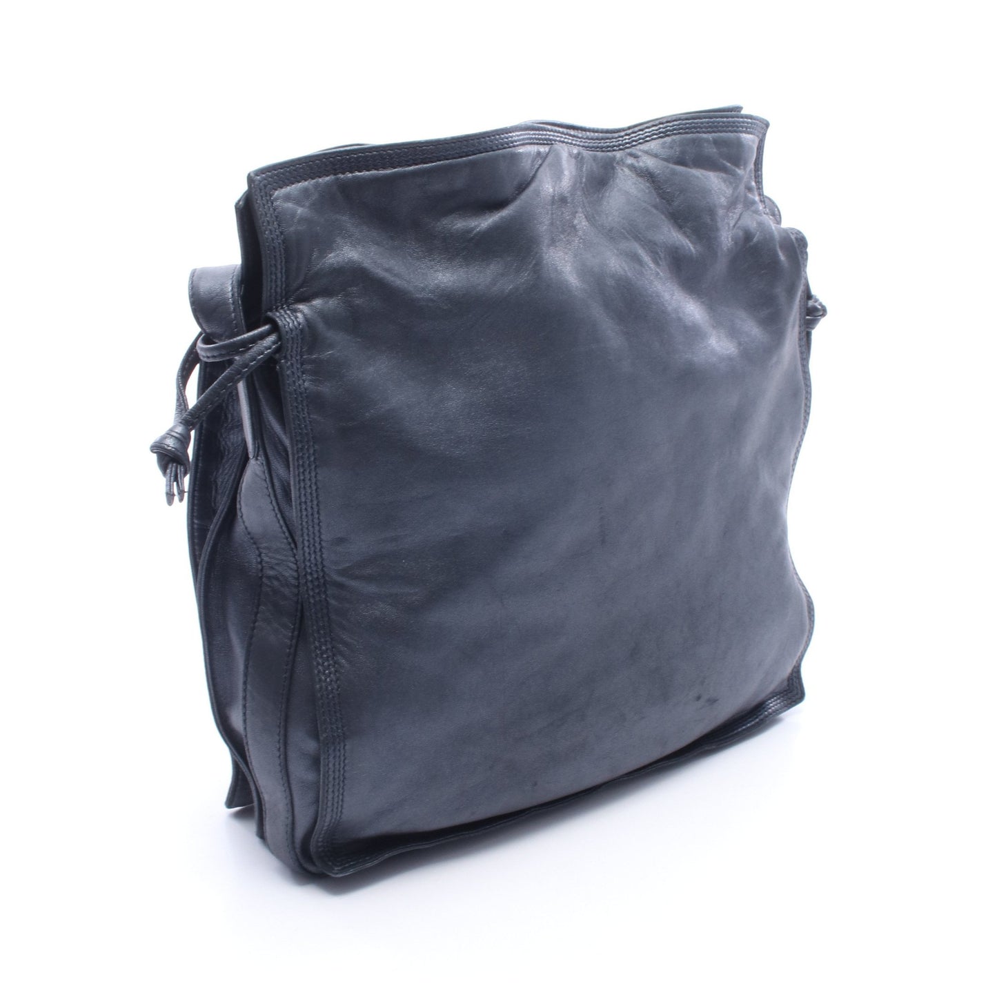 アナグラム ショルダーバッグ レザー ネイビー ロエベ バッグ LOEWE