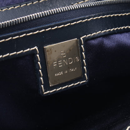 ズッキーノ ショルダーバッグ トートバッグ キャンバス レザー ネイビー グレー フェンディ バッグ FENDI