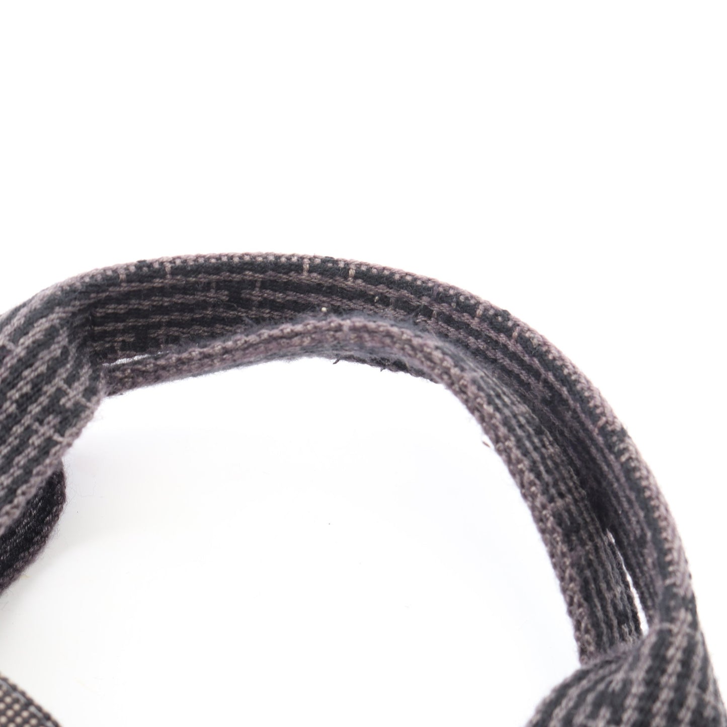 エールラインMM ハンドバッグ トートバッグ ナイロンキャンバス ダークグレー シルバー金具 エルメス バッグ HERMES