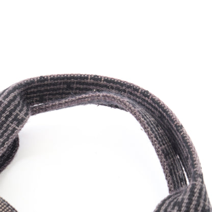 エールラインMM ハンドバッグ トートバッグ ナイロンキャンバス ダークグレー シルバー金具 エルメス バッグ HERMES