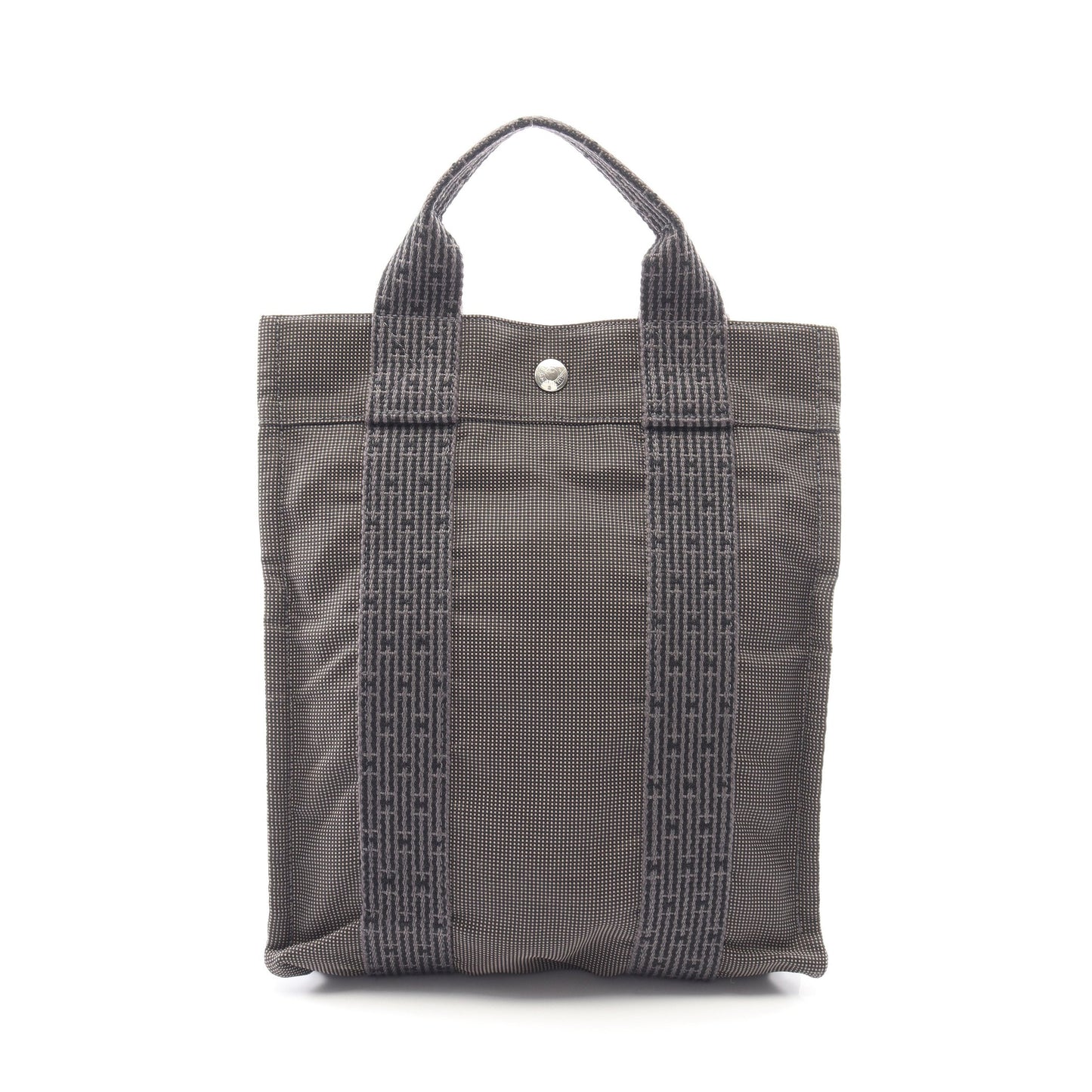 エールライン アドPM バックパック リュックサック ナイロンキャンバス ダークグレー シルバー金具 エルメス バッグ HERMES