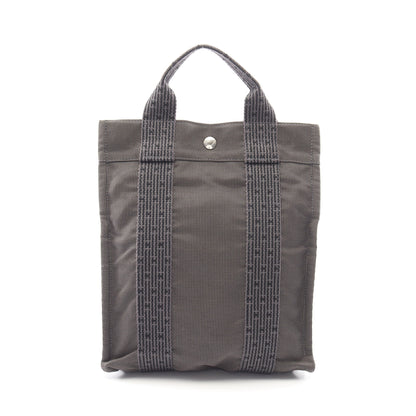エールライン アドPM バックパック リュックサック ナイロンキャンバス ダークグレー シルバー金具 エルメス バッグ HERMES