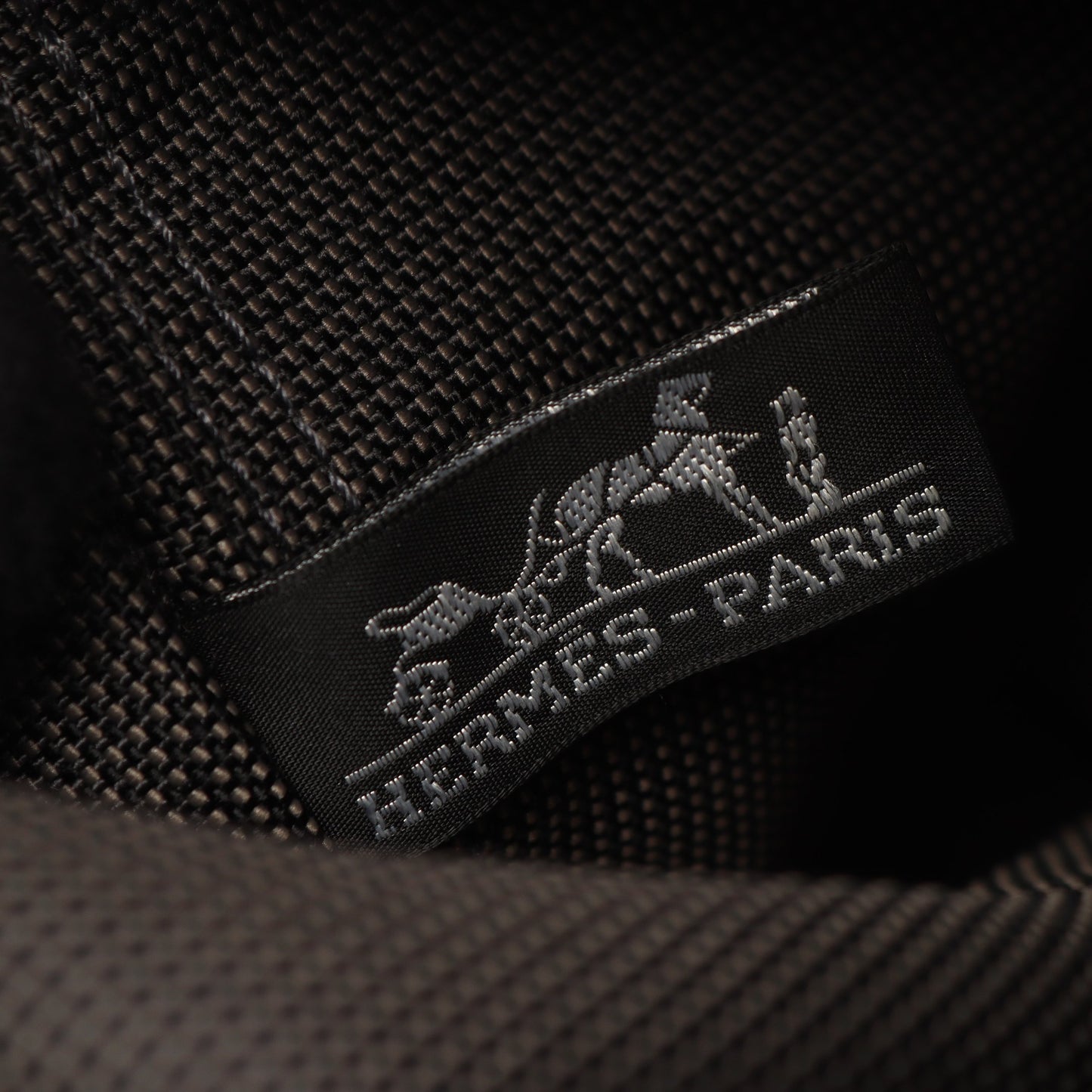 エールライン アドPM バックパック リュックサック ナイロンキャンバス ダークグレー シルバー金具 エルメス バッグ HERMES