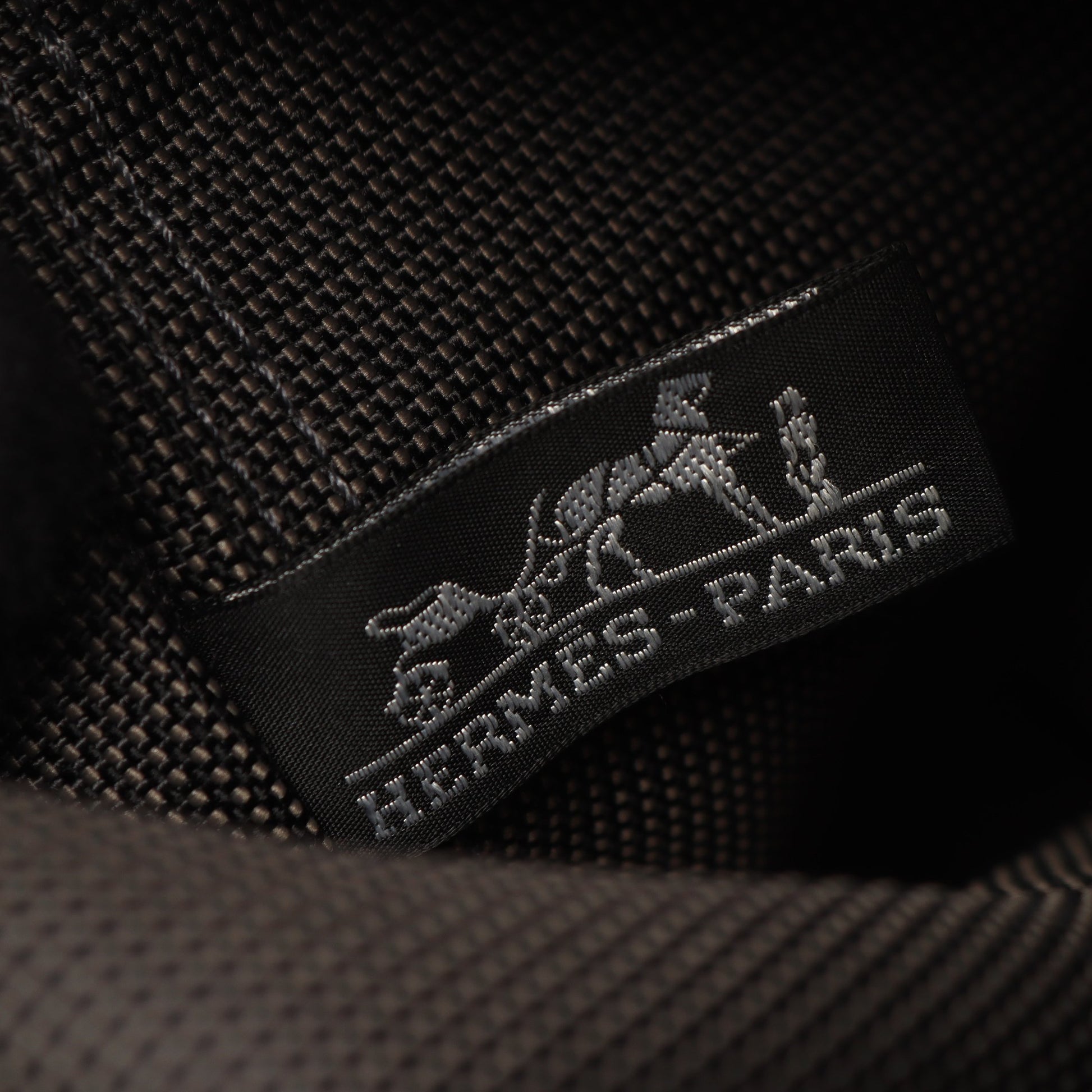 エールライン アドPM バックパック リュックサック ナイロンキャンバス ダークグレー シルバー金具 エルメス バッグ HERMES