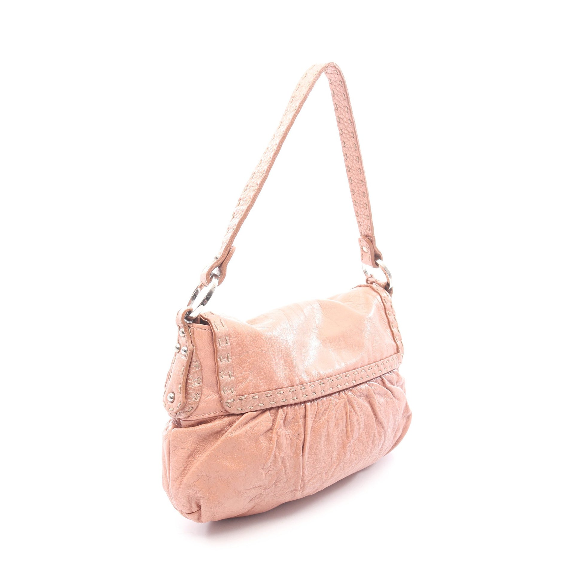 セレリア ハンドバッグ レザー ピンクベージュ フェンディ バッグ FENDI