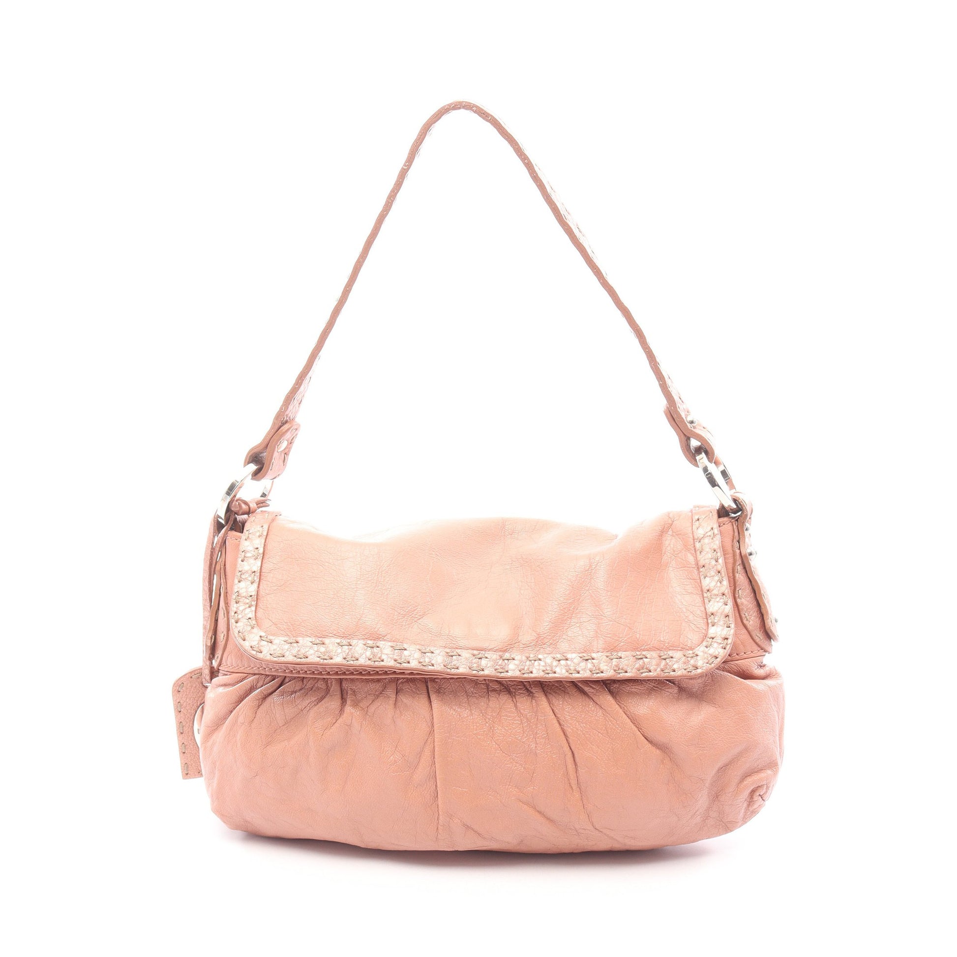 セレリア ハンドバッグ レザー ピンクベージュ フェンディ バッグ FENDI