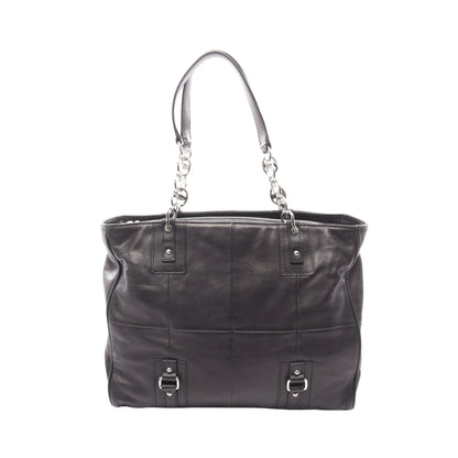 チェーンハンドバッグ チェーントートバッグ レザー ブラック サルヴァトーレフェラガモ バッグ Salvatore Ferragamo