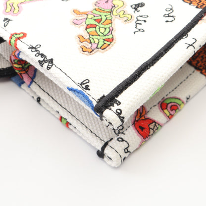 BOOK TOTE ブックトート ミディアム ニキ ド サンファル ハンドバッグ トートバッグ キャンバス ホワイト マルチカラー クリスチャンディオール バッグ Christian Dior