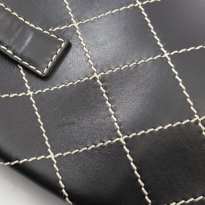 ワイルドステッチ ハンドバッグ トートバッグ レザー ブラック ゴールド金具 シャネル バッグ CHANEL