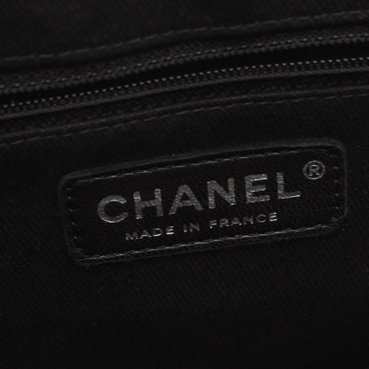 マトラッセ チェーンショルダーバッグ キャビアスキン ブラック シルバー金具 シャネル バッグ CHANEL