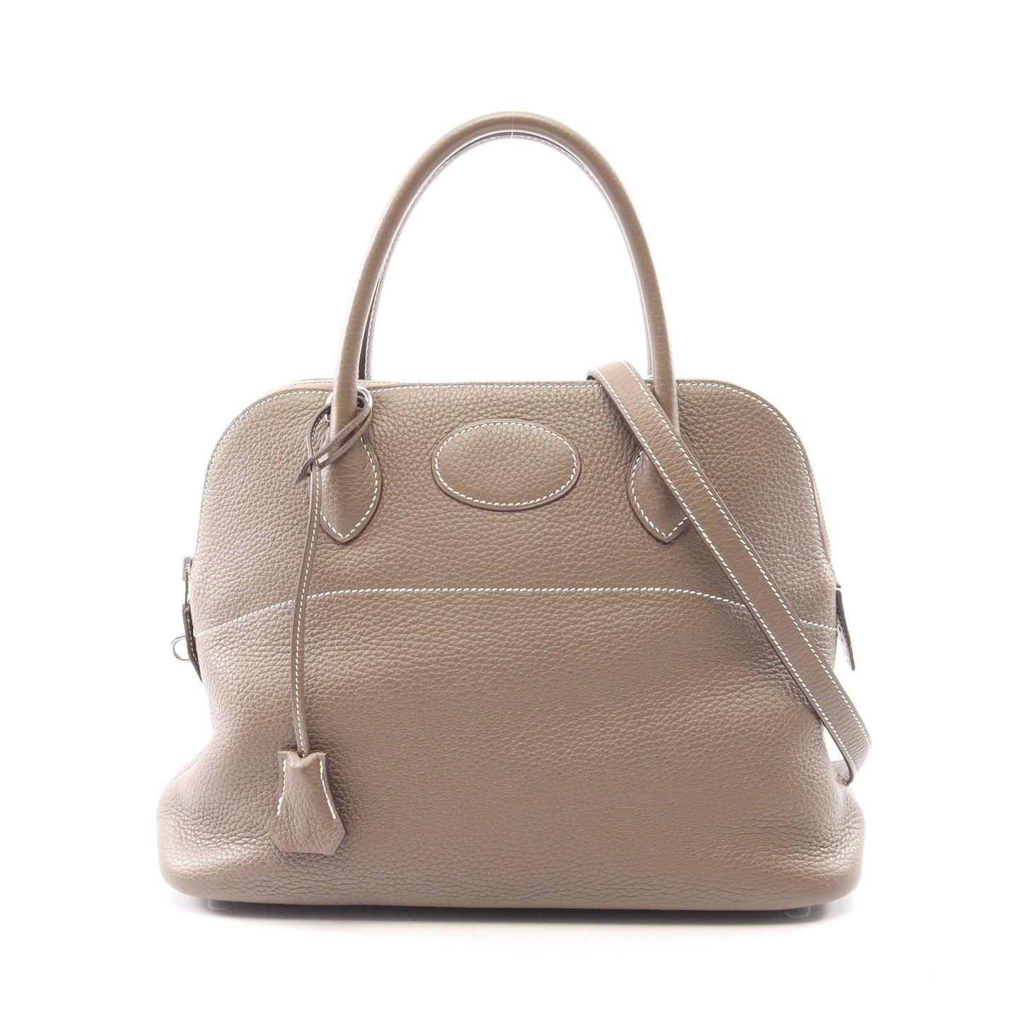 ボリード31 エトゥープ 2WAY ハンドバッグ トリヨンクレマンス グレーベージュ シルバー金具 A刻印 エルメス バッグ HERMES