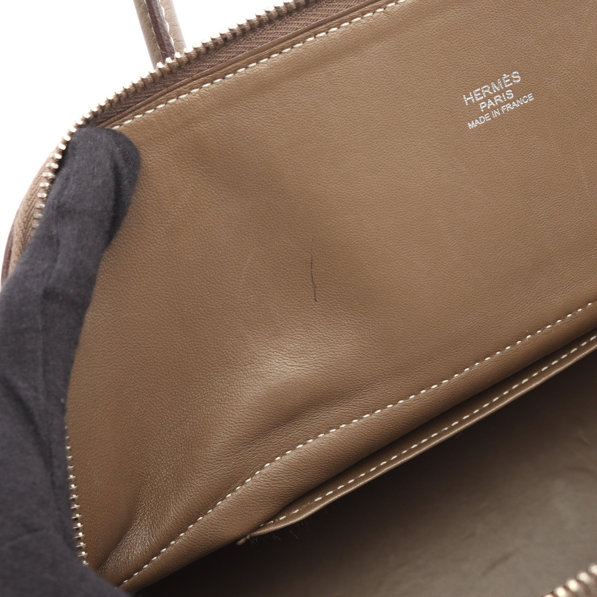 ボリード31 エトゥープ 2WAY ハンドバッグ トリヨンクレマンス グレーベージュ シルバー金具 A刻印 エルメス バッグ HERMES