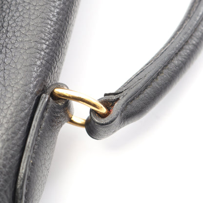 ケリーアドGM 内縫い バックパック リュックサック トゴ ブラック ゴールド金具 □A刻印 エルメス バッグ HERMES