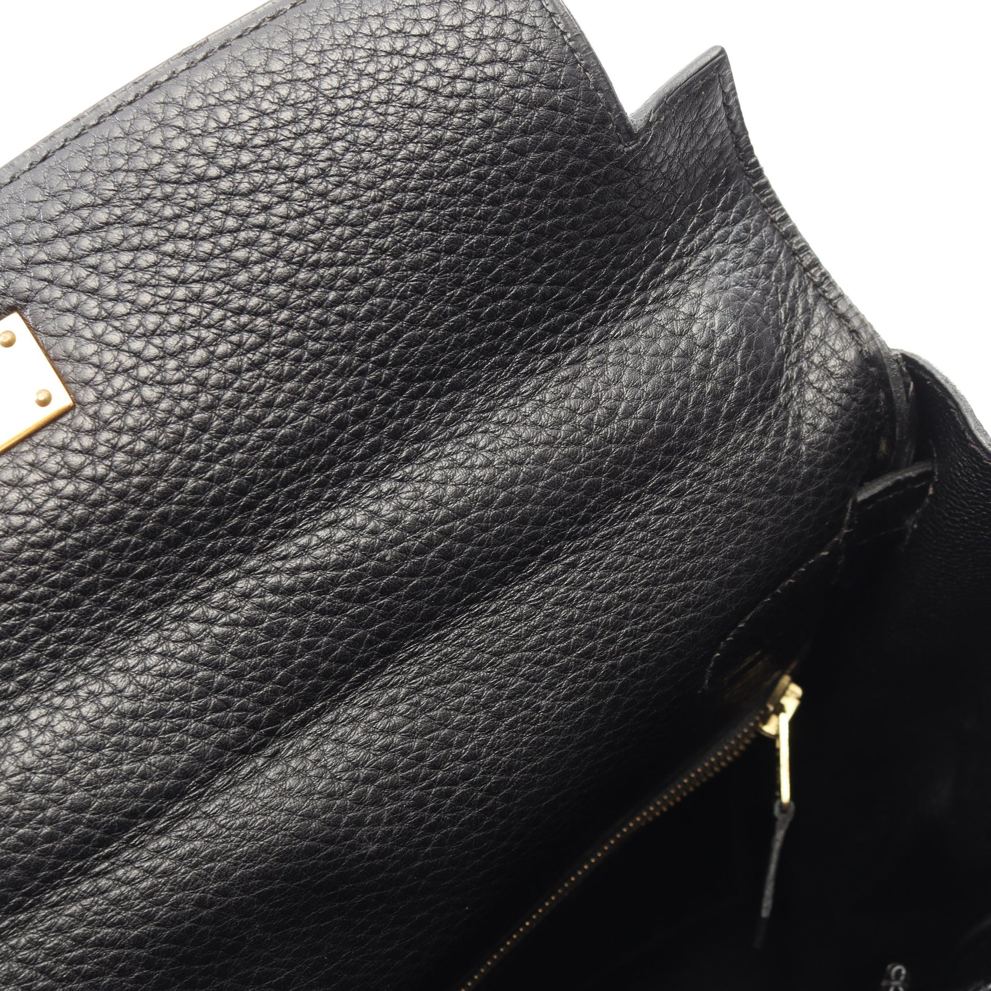 ケリーアドGM 内縫い バックパック リュックサック トゴ ブラック ゴールド金具 □A刻印 エルメス バッグ HERMES