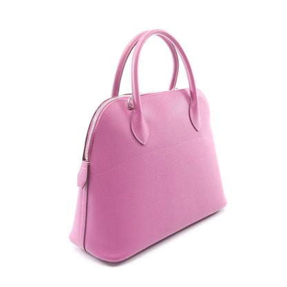 ボリード31 シクラメン 2WAY ハンドバッグ ヴォーエプソン パープル シルバー金具 □J刻印 エルメス バッグ HERMES