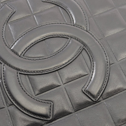 チョコバー ショルダーバッグ トートバッグ ラムスキン ブラック ゴールド金具 シャネル バッグ CHANEL