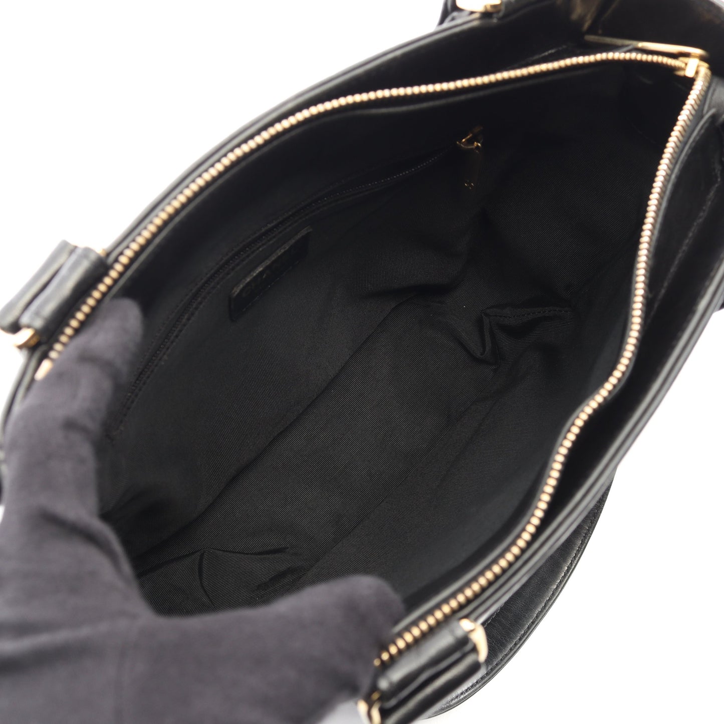 チョコバー ショルダーバッグ トートバッグ ラムスキン ブラック ゴールド金具 シャネル バッグ CHANEL