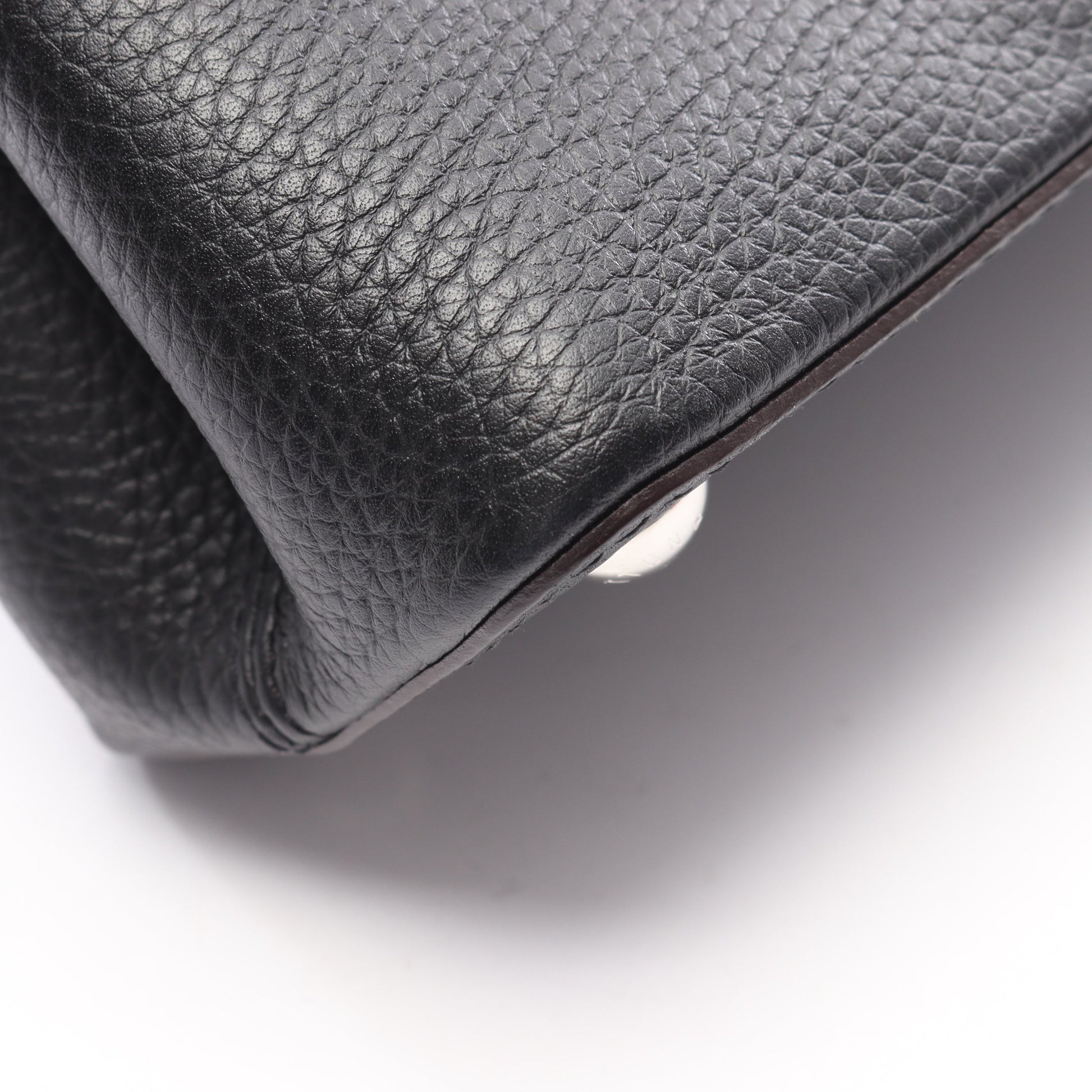 カプシーヌMM ノワール 2WAY ハンドバッグ レザー パイソン ブラック ルイヴィトン バッグ LOUIS VUITTON