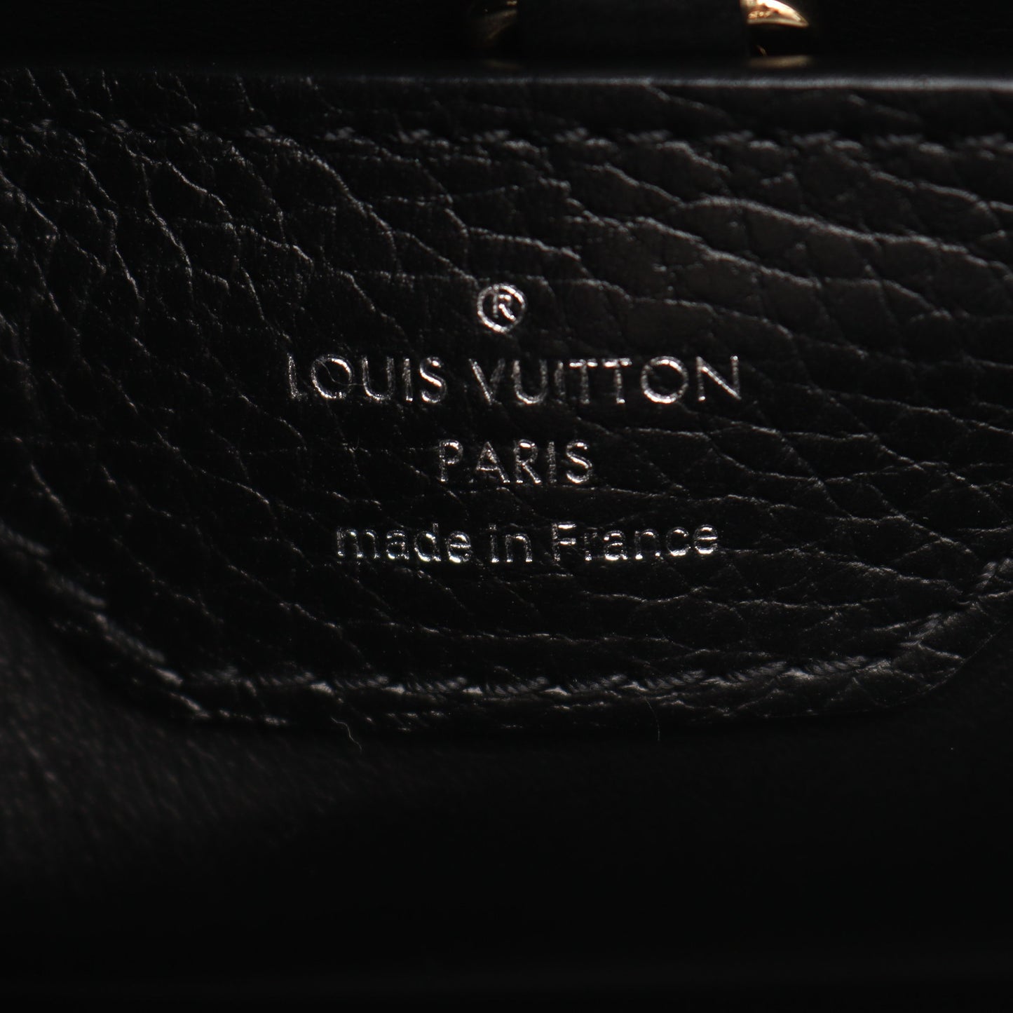 カプシーヌMM 2WAY ハンドバッグ レザー ブラック ピンクベージュ ルイヴィトン バッグ LOUIS VUITTON