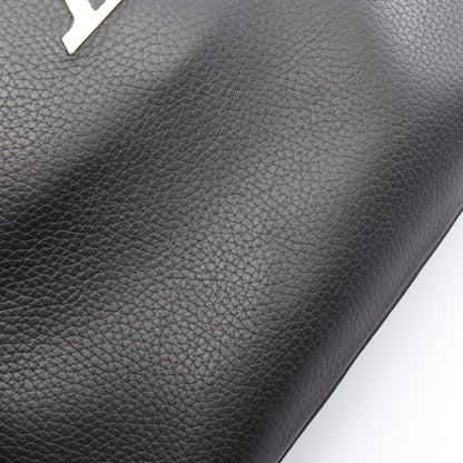 カプシーヌMM 2WAY ハンドバッグ レザー ブラック ピンクベージュ ルイヴィトン バッグ LOUIS VUITTON