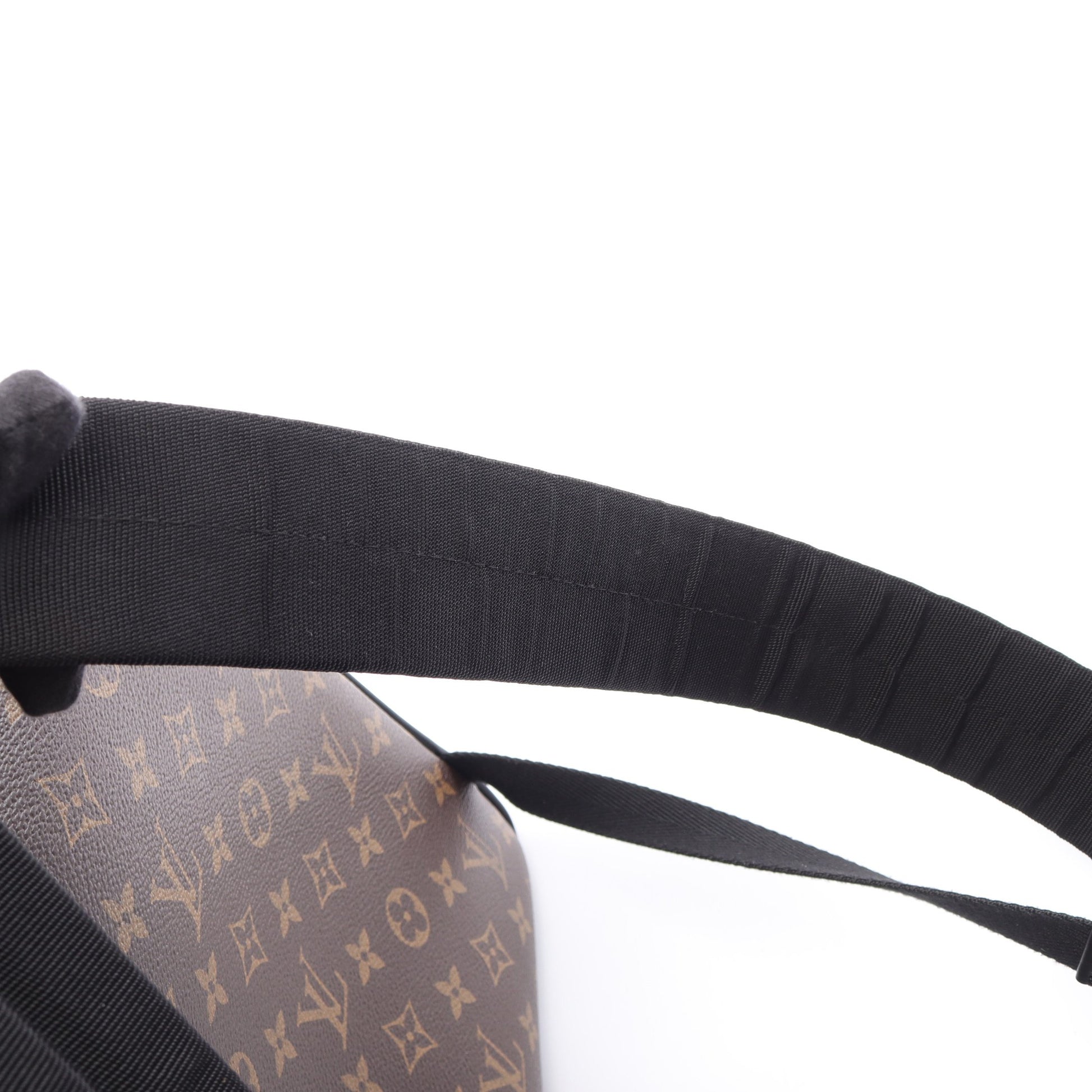 ジョッシュ モノグラムマカサー バックパック リュックサック PVC レザー ブラウン ブラック ルイヴィトン バッグ LOUIS VUITTON