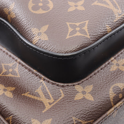 ジョッシュ モノグラムマカサー バックパック リュックサック PVC レザー ブラウン ブラック ルイヴィトン バッグ LOUIS VUITTON