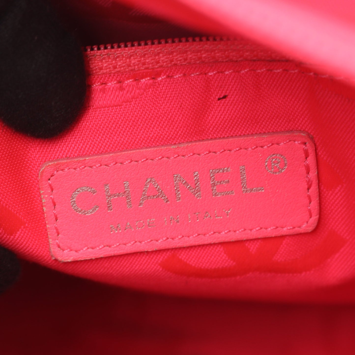 カンボンライン ミディアム ハンドバッグ トートバッグ レザー ブラック シルバー金具 シャネル バッグ CHANEL