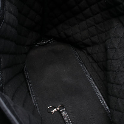 ココトラベル ハンドバッグ トートバッグ PVC レザー ブラック マルチカラー シルバー金具 シャネル バッグ CHANEL