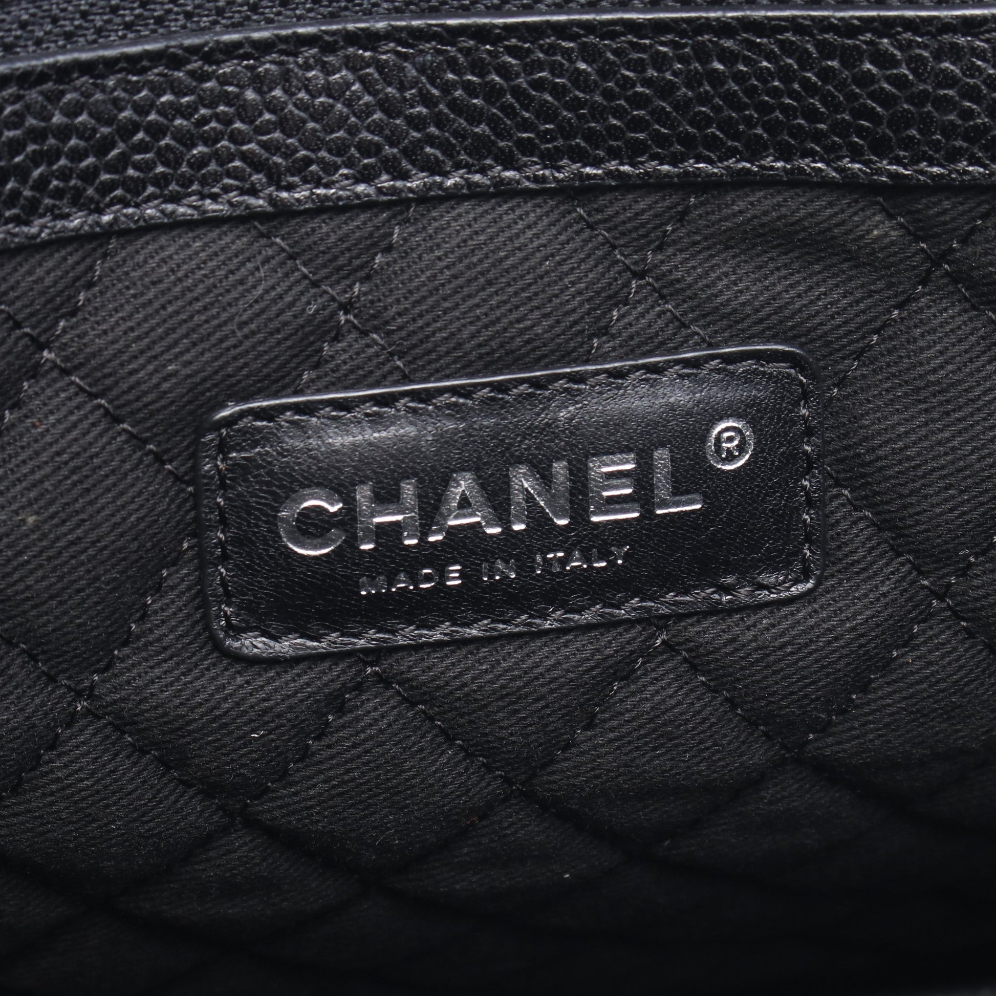 ココトラベル ハンドバッグ トートバッグ PVC レザー ブラック マルチカラー シルバー金具 シャネル バッグ CHANEL