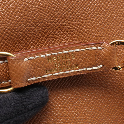 トリム31 ゴールド ショルダーバッグ クシュベル ブラウン ゴールド金具 □C刻印 エルメス バッグ HERMES