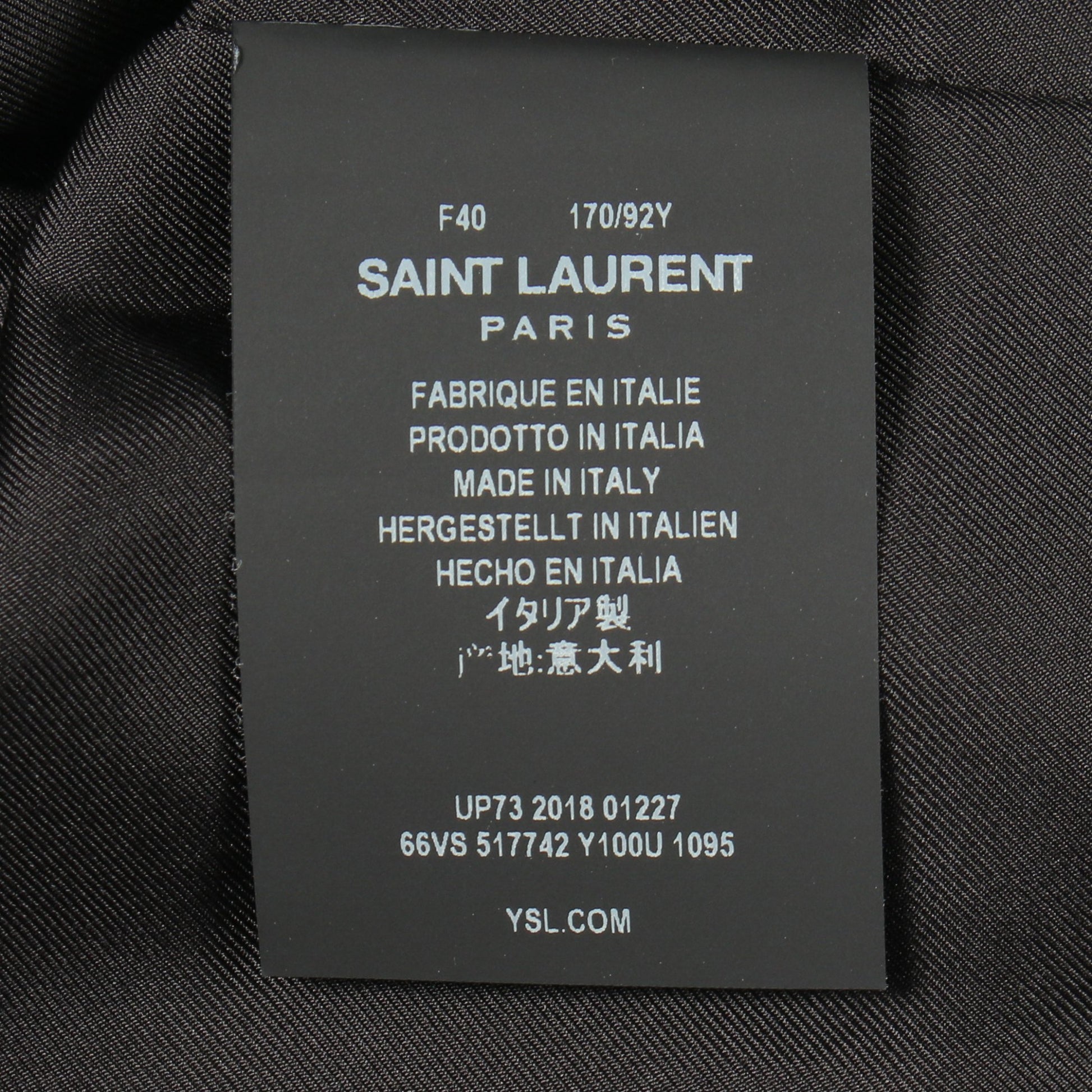 ツイード スパンコール ジャケット ブラック サンローランパリ アウター SAINT LAURENT PARIS