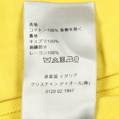 DIOR × PETER DOIG フード付き デニムジャケット コットン イエロー ディオール アウター DIOR