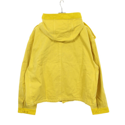 DIOR × PETER DOIG フード付き デニムジャケット コットン イエロー ディオール アウター DIOR