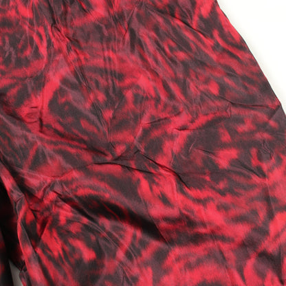 総柄 パンツ シルク レッド ブラック クリスチャンディオール ボトムス Christian Dior
