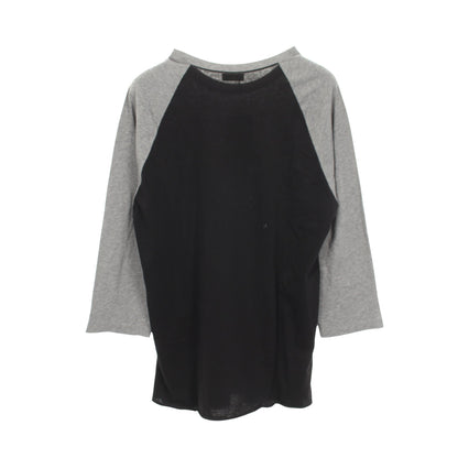 SAINT LAURENT PARIS × Disney ミッキーマウス 長袖Tシャツ コットン ブラック グレー マルチカラー サンローランパリ トップス SAINT LAURENT PARIS