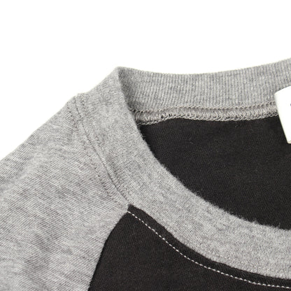 SAINT LAURENT PARIS × Disney ミッキーマウス 長袖Tシャツ コットン ブラック グレー マルチカラー サンローランパリ トップス SAINT LAURENT PARIS