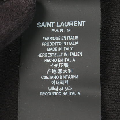 SAINT LAURENT PARIS × Disney ミッキーマウス 長袖Tシャツ コットン ブラック グレー マルチカラー サンローランパリ トップス SAINT LAURENT PARIS
