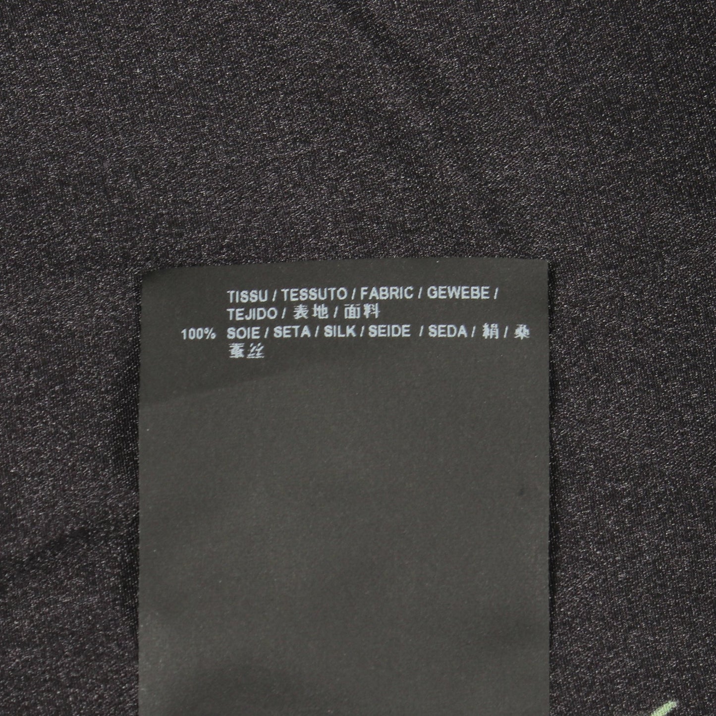 花柄 長袖 シャツ シルク ブラック マルチカラー サンローランパリ トップス SAINT LAURENT PARIS