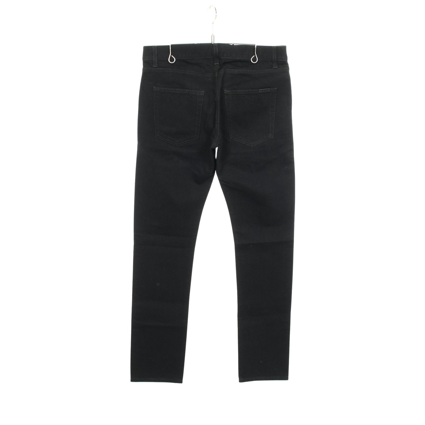 ストレート デニムパンツ コットン ブラック サンローランパリ ボトムス SAINT LAURENT PARIS