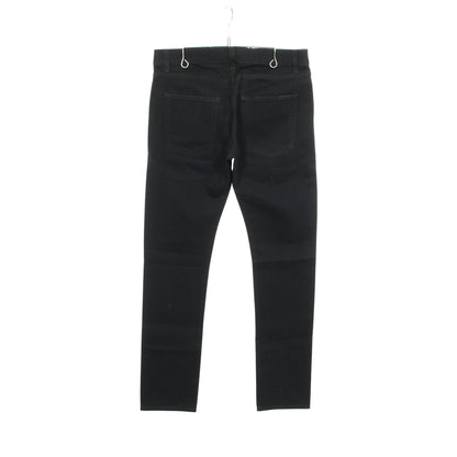 ストレート デニムパンツ コットン ブラック サンローランパリ ボトムス SAINT LAURENT PARIS