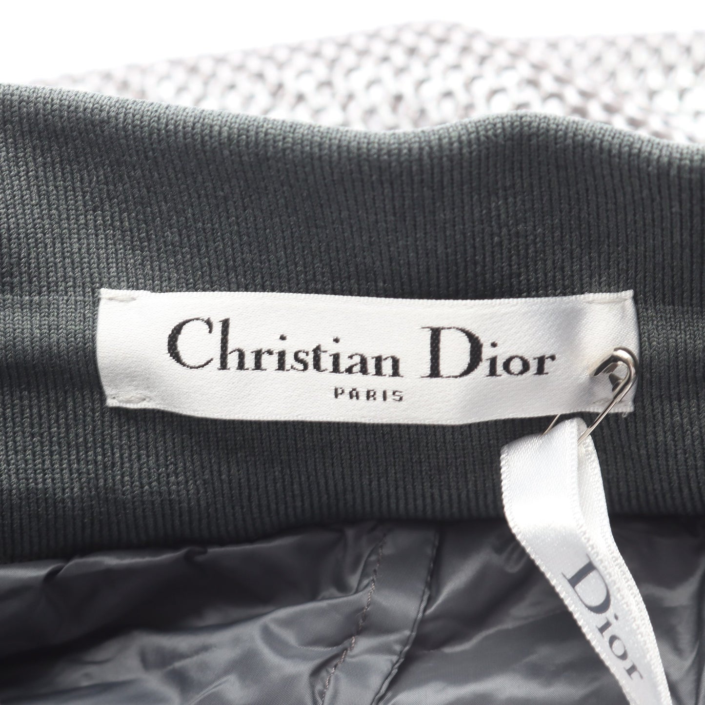 メッシュ フレア スカート グレー シルバー クリスチャンディオール ボトムス Christian Dior