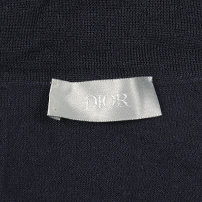 BEE刺繍 タートルネック ニット カシミヤ ネイビー ディオール トップス DIOR
