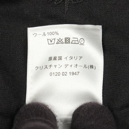 BEE刺繍 クルーネック ニット ウール ブラック ディオール トップス DIOR