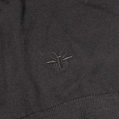BEE刺繍 クルーネック ニット ウール ブラック ディオール トップス DIOR