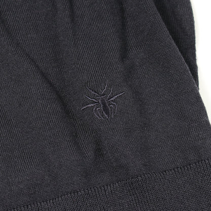 BEE刺繍 長袖 ポロシャツ ウール ブラック ディオール トップス DIOR
