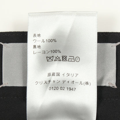 DIOR × PETER DOIG パンツ ウール ブラック ディオール ボトムス DIOR
