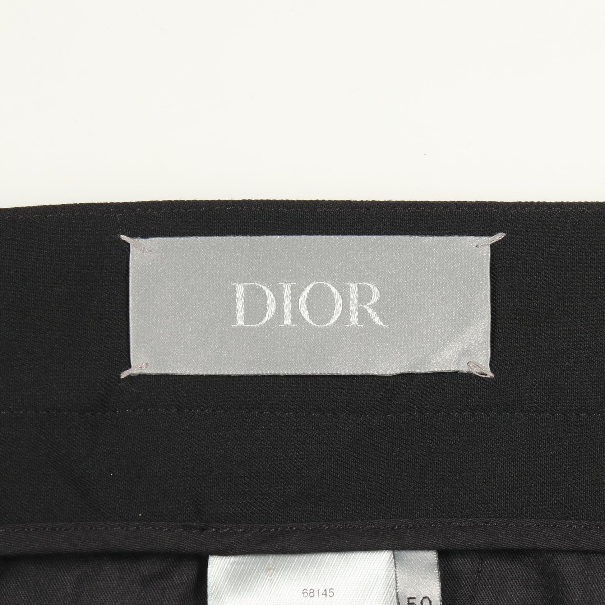 DIOR × PETER DOIG パンツ ウール ブラック ディオール ボトムス DIOR