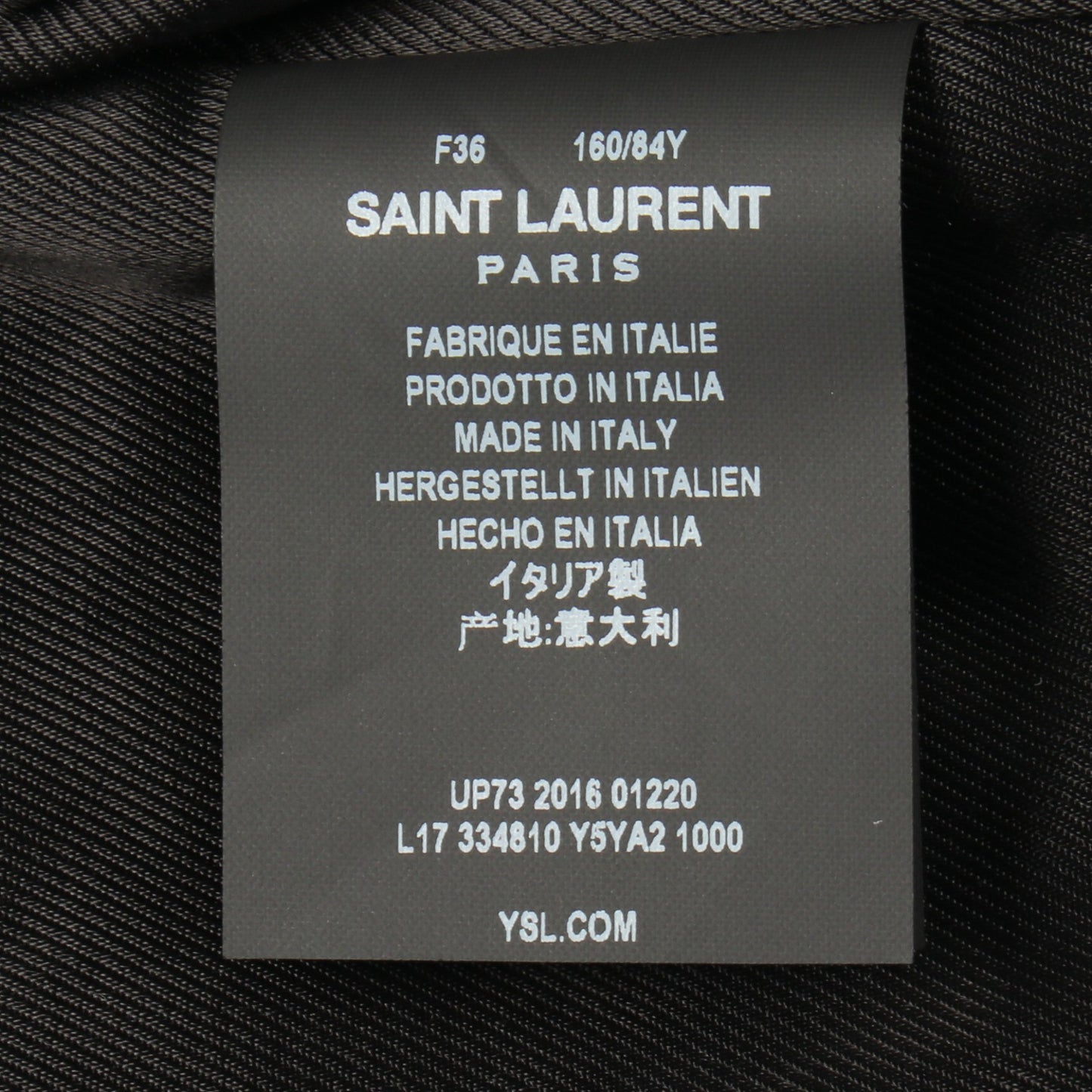 ダブル ライダースジャケット レザー ブラック サンローランパリ アウター SAINT LAURENT PARIS